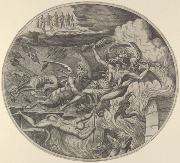 Envy, from the 'Seven Deadly Sins', ca. 1550-55.