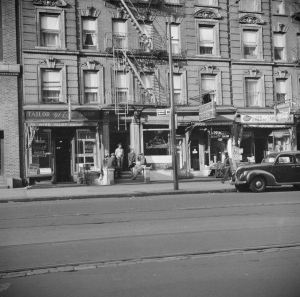 New York, New York. A tenament house in Harlem.
