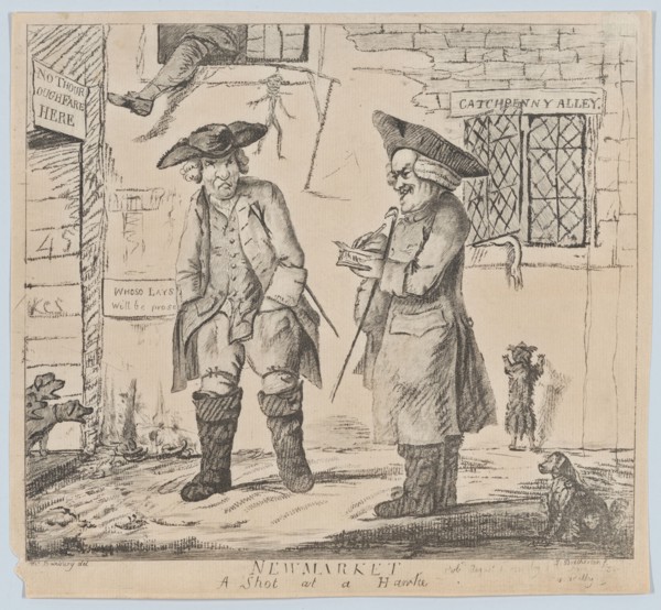 Newmarket: A Shot at a Hawk, August 1, 1801.