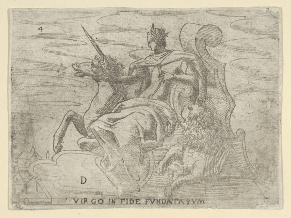 Virgo in Fide Fundata Sum, 16th century.