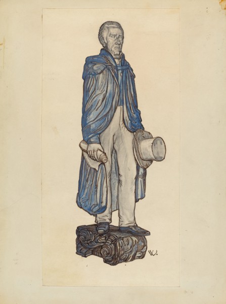 Figurehead: "Andrew Jackson", c. 1938.
