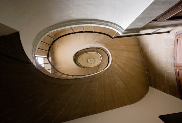 Spiral Staircase, St. Sulpice, Paris.