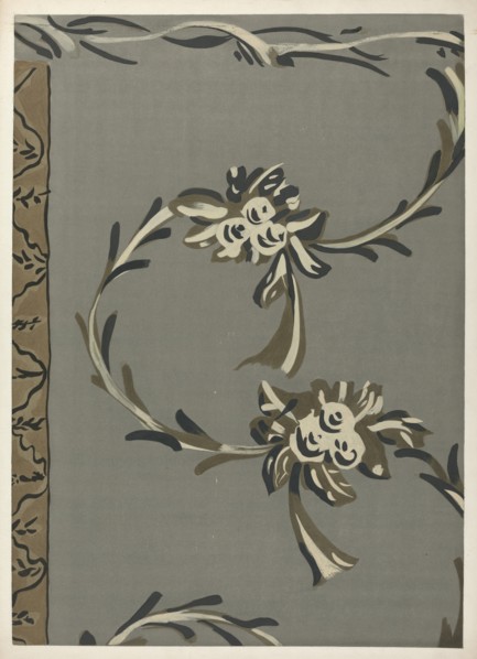 Free Hand Decorated Wall, 1935/1942.