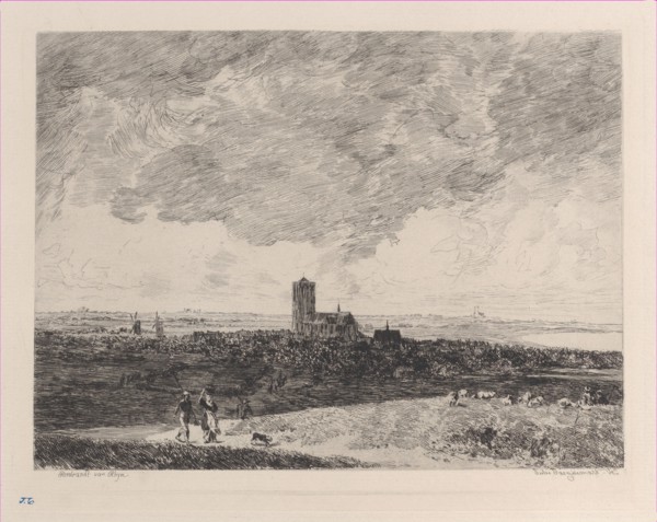 Landscape, after Rembrandt, 1877.