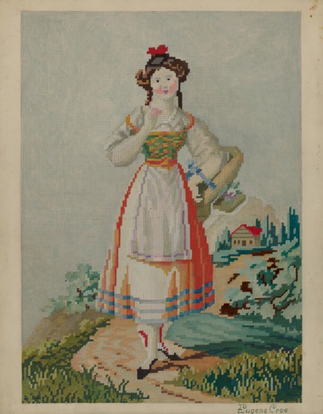 Embroidery Needlepoint, c. 1937.
