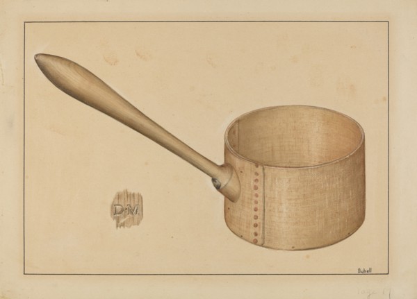 Shaker Wooden Dipper, 1935/1942.