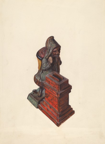 Toy Bank: Santa Claus, c. 1937.