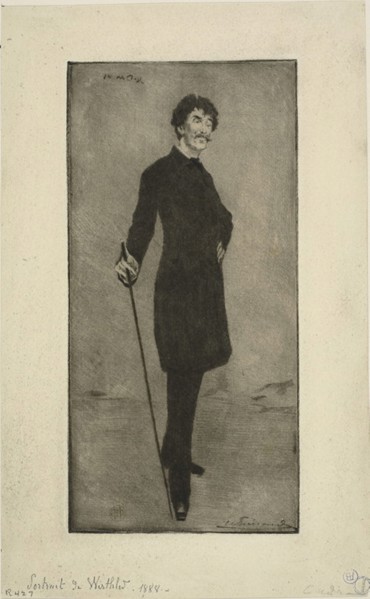 Portrait of Whistler, c. 1888.