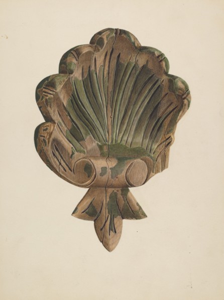 Wood Carving - Shell, c. 1939.