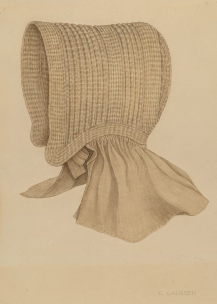 Quaker's Baby Bonnet, c. 1937.