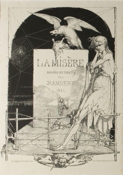 Title Page from Misery, 1851.