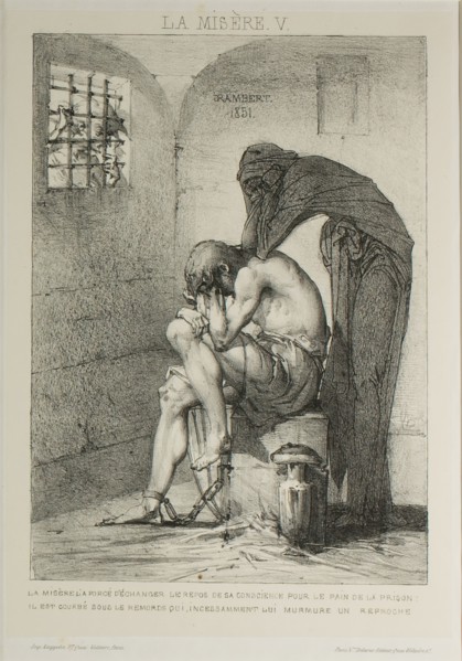 Plate Five from Misery, 1851.