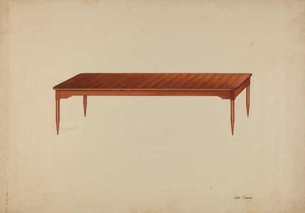 Shaker Dining Table, c. 1941.