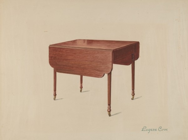 General Cass Table, c. 1936.
