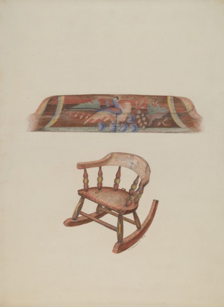 Child's Rocking Chair, 1938.