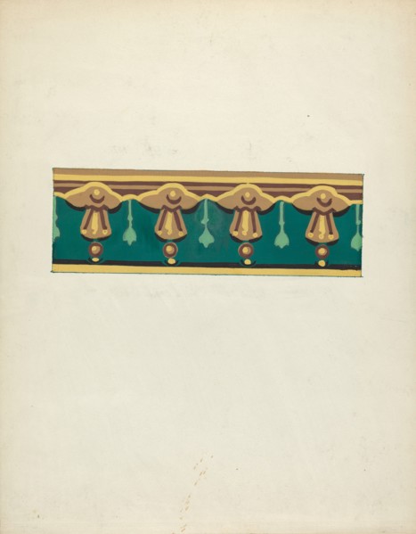 Wallpaper Border, 1935/1942.
