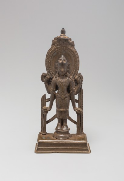God Vishnu, c. 9th century.