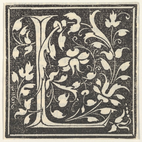 Initial letter L, ca. 1495.