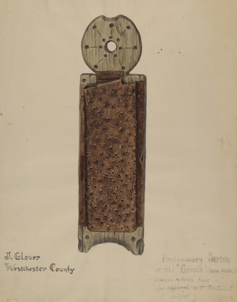 Handmade Grater, 1935/1942.