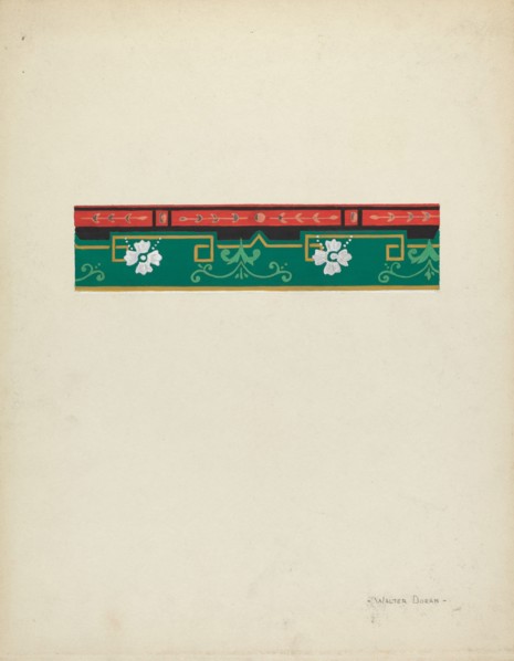 Wallpaper Border, c. 1940.