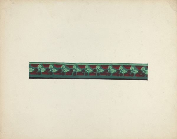 Wallpaper Border, c. 1939.