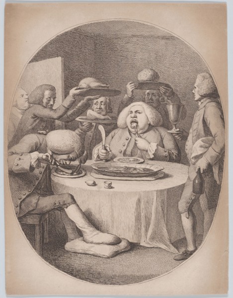 Les Gourmands, 1780-1820.