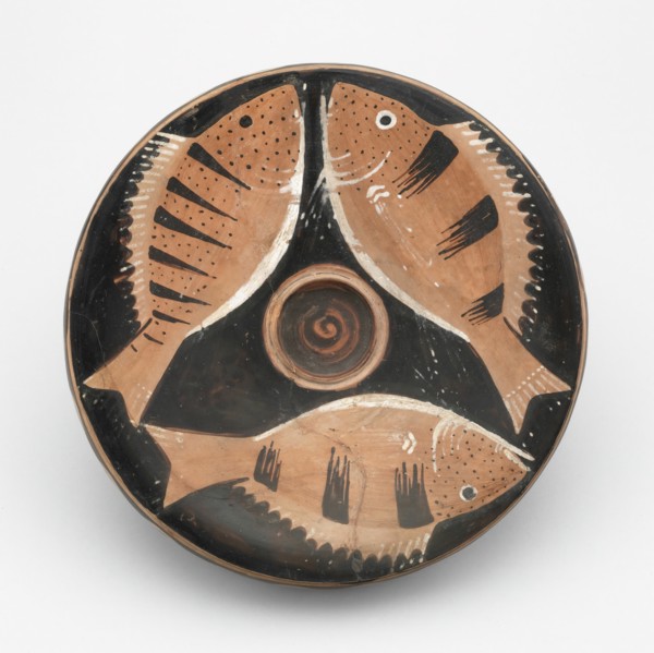 Fish Plate, 350-325 BCE.