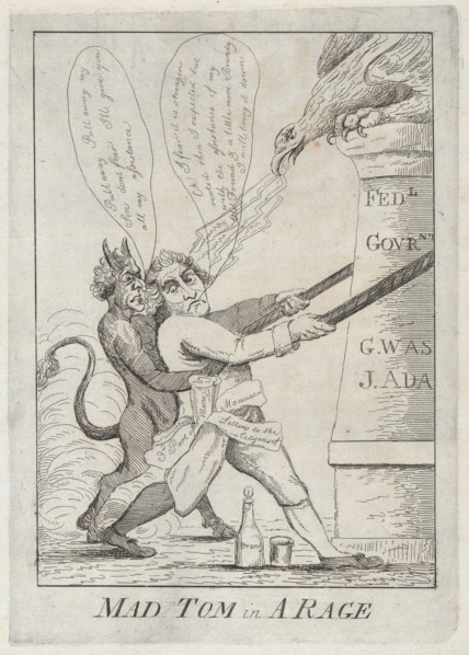 Mad Tom in a Rage, 1801.
