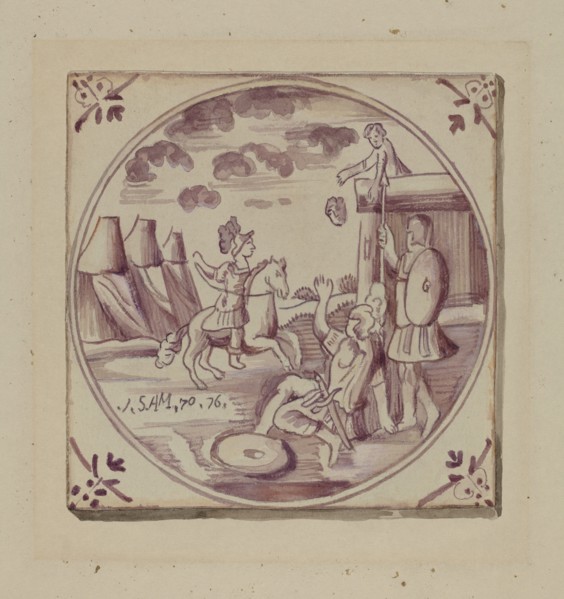 Fireplace Tile, c. 1936.