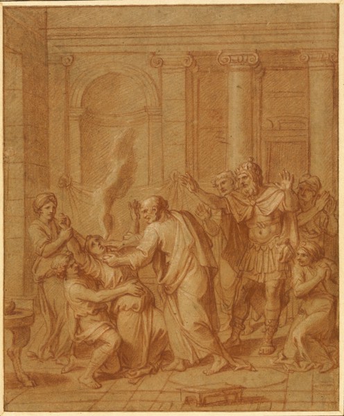 Death of Sapphira, n.d. Creator: Francois Verdier.