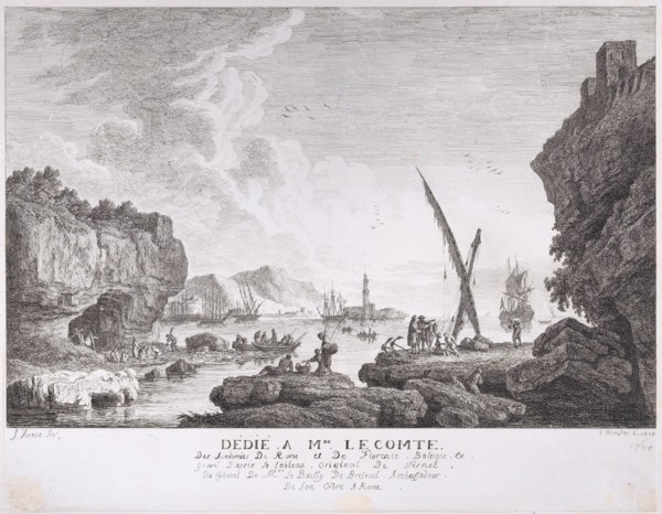 Harbor Scene, ca. 1764.