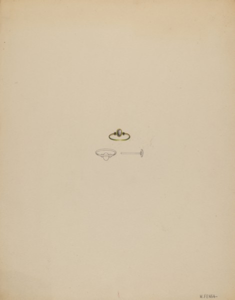 Mourning Ring, c. 1936.