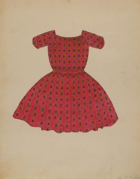 Child's Dress, c. 1936.
