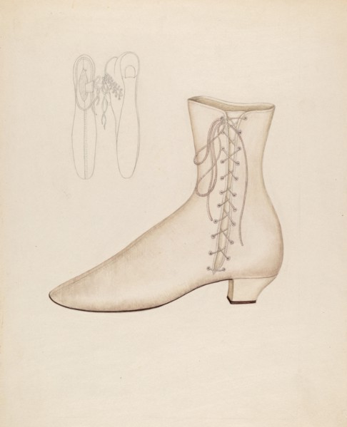 Woman's Shoe, c. 1937.