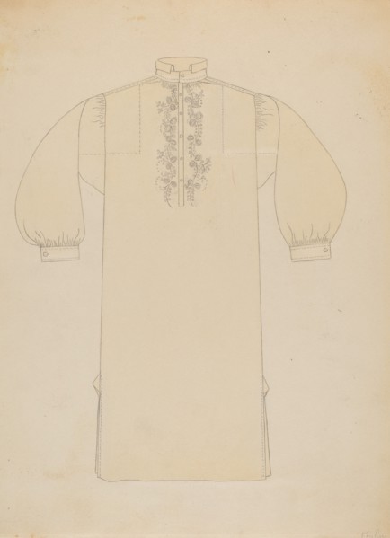 Man's Shirt, c. 1936.