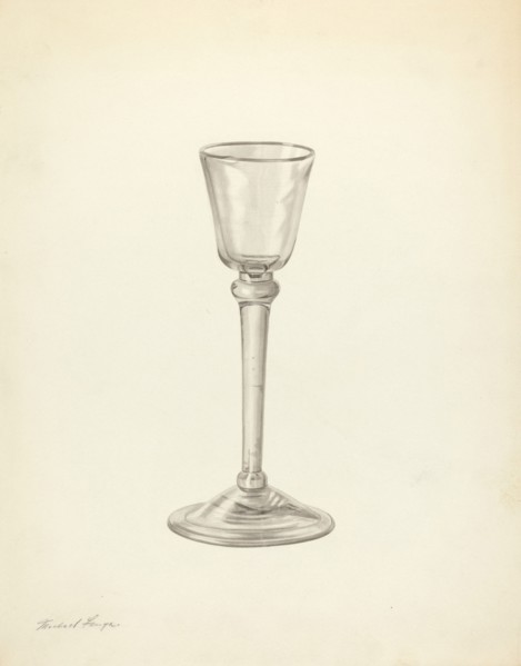 Wine Glass, c. 1940.