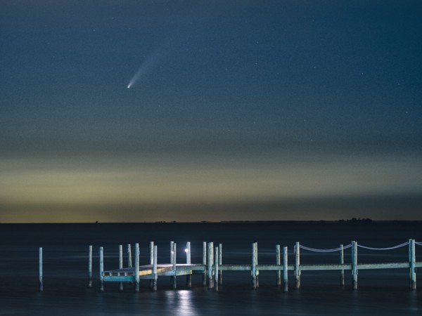 Comet Over The Bay.