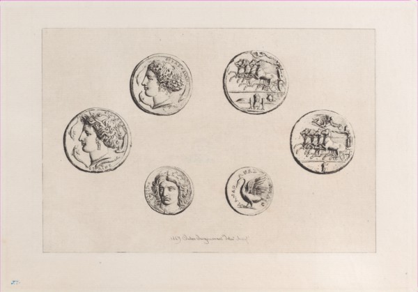 Greek Medals, 1863.