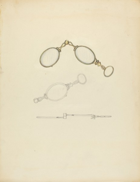 Lorgnette, c. 1940.