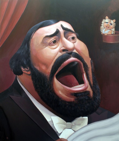 Luciano Pavarotti.
