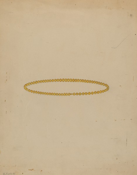 Necklace, c. 1937.