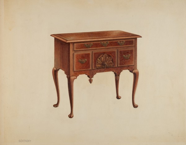 Lowboy, c. 1938.