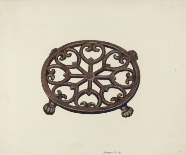 Trivet, c. 1941.