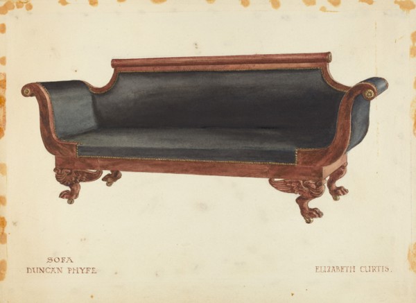 Sofa, c. 1940.