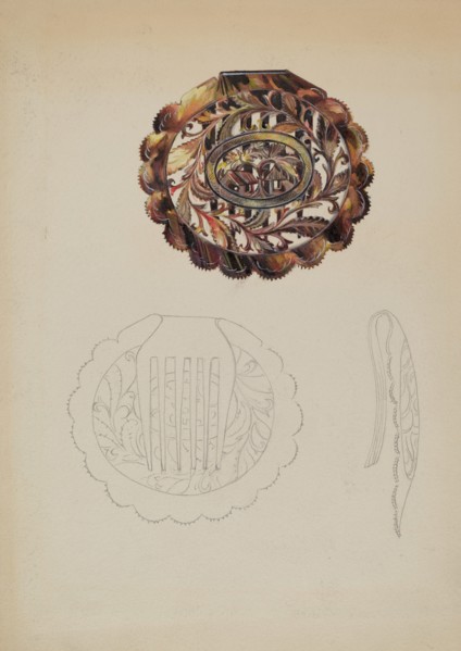 Comb, c. 1936.