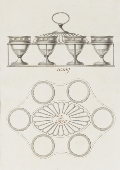 Egg Caddy, ca. 1790. Creator: Matthew Boulton.
