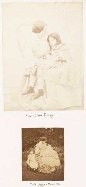 Amy & Essie Dillwyn; TSM Meggie & Mary, 1861. Creator: John Dillwyn Llewelyn.