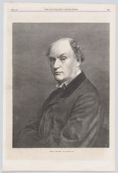 Daniel Maclise, R.A., from "Illustrated London News", May 9, 1868. Creator: Mason Jackson.