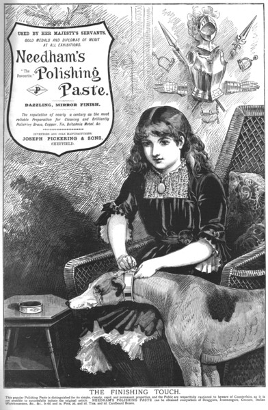 'Needham's Polishing Paste', 1886.  Creator: Unknown.