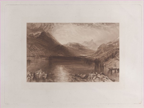 The Lake of Zug, 1888.. Creators: John Ruskin, Thomas Goff Lupton.